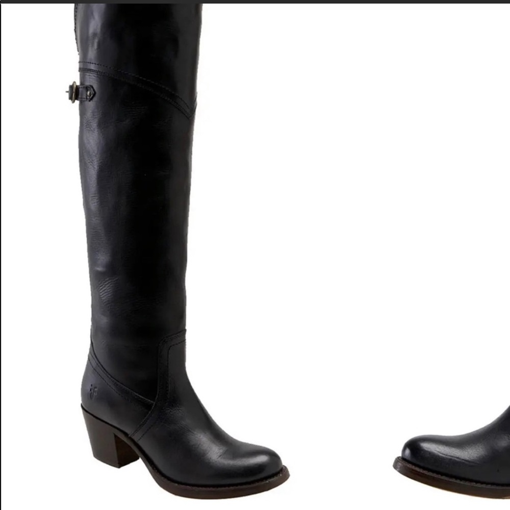 Frye Jane knee high boots. Black size 8.5
